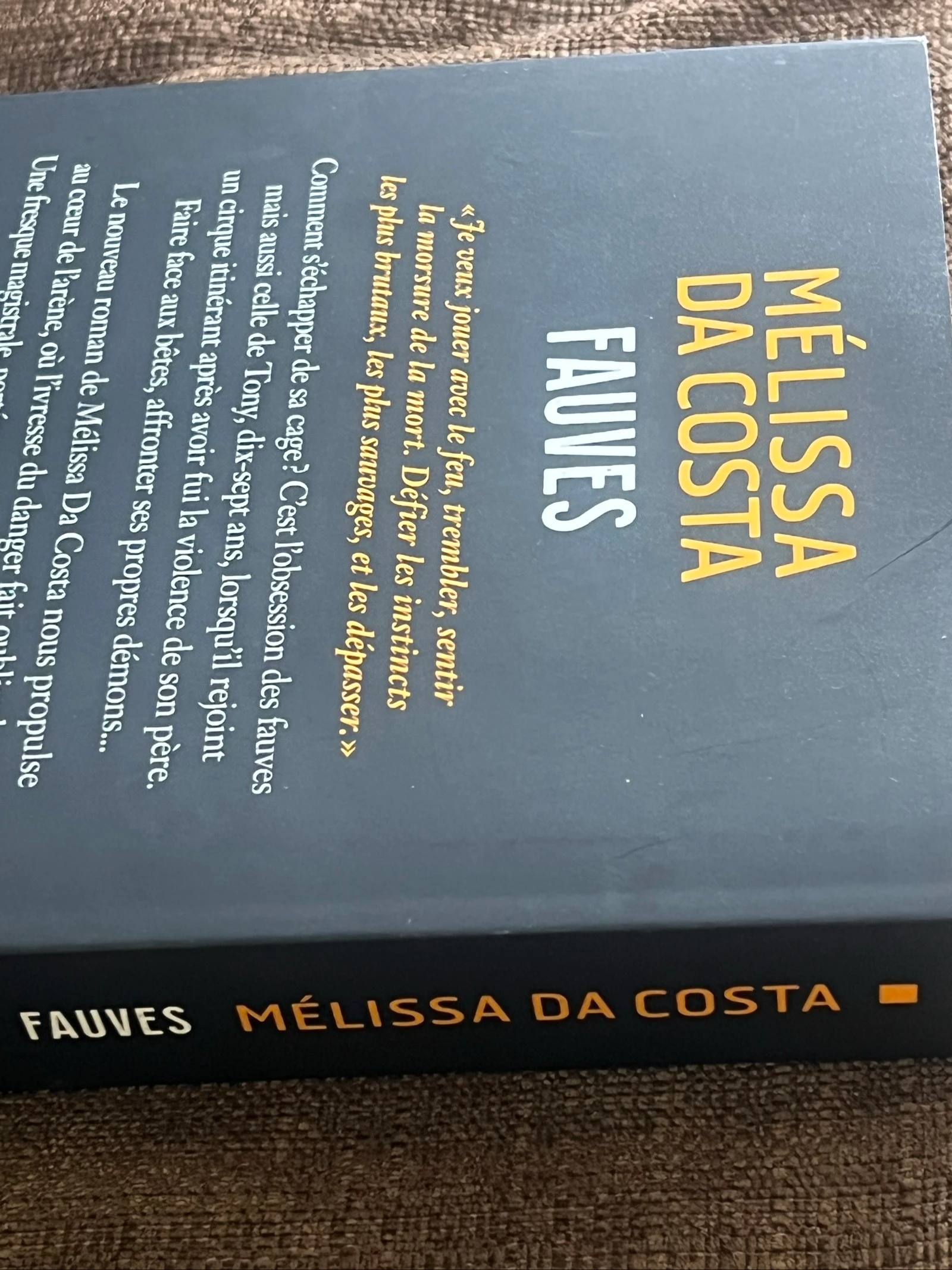 Fauve Book Melissa Da Costa – photo 2